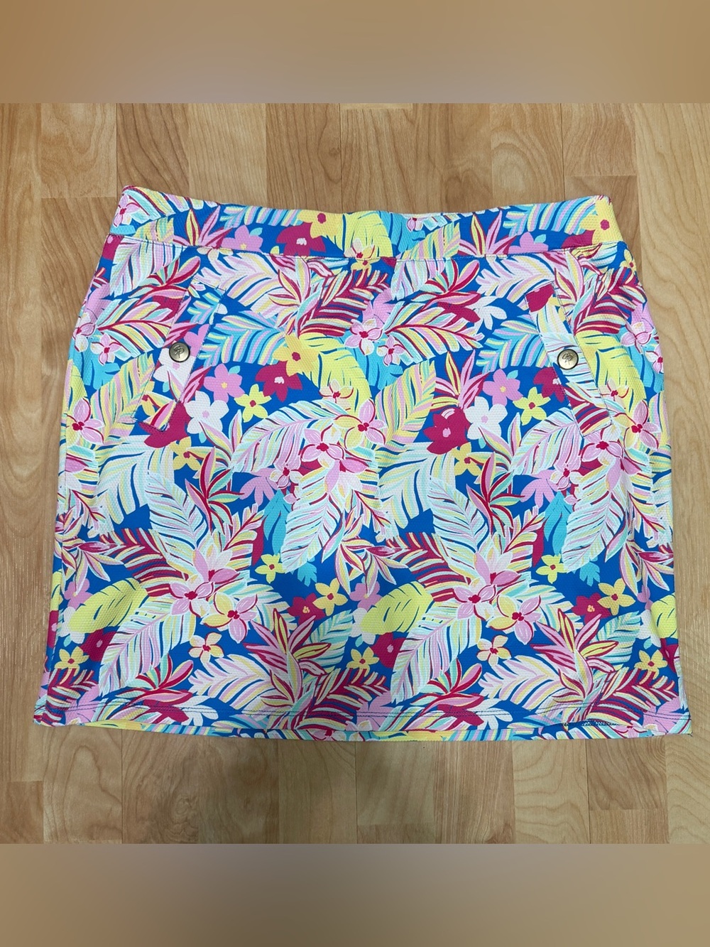 Stella Parker floral tropical golf/tennis skort woman’s size Large